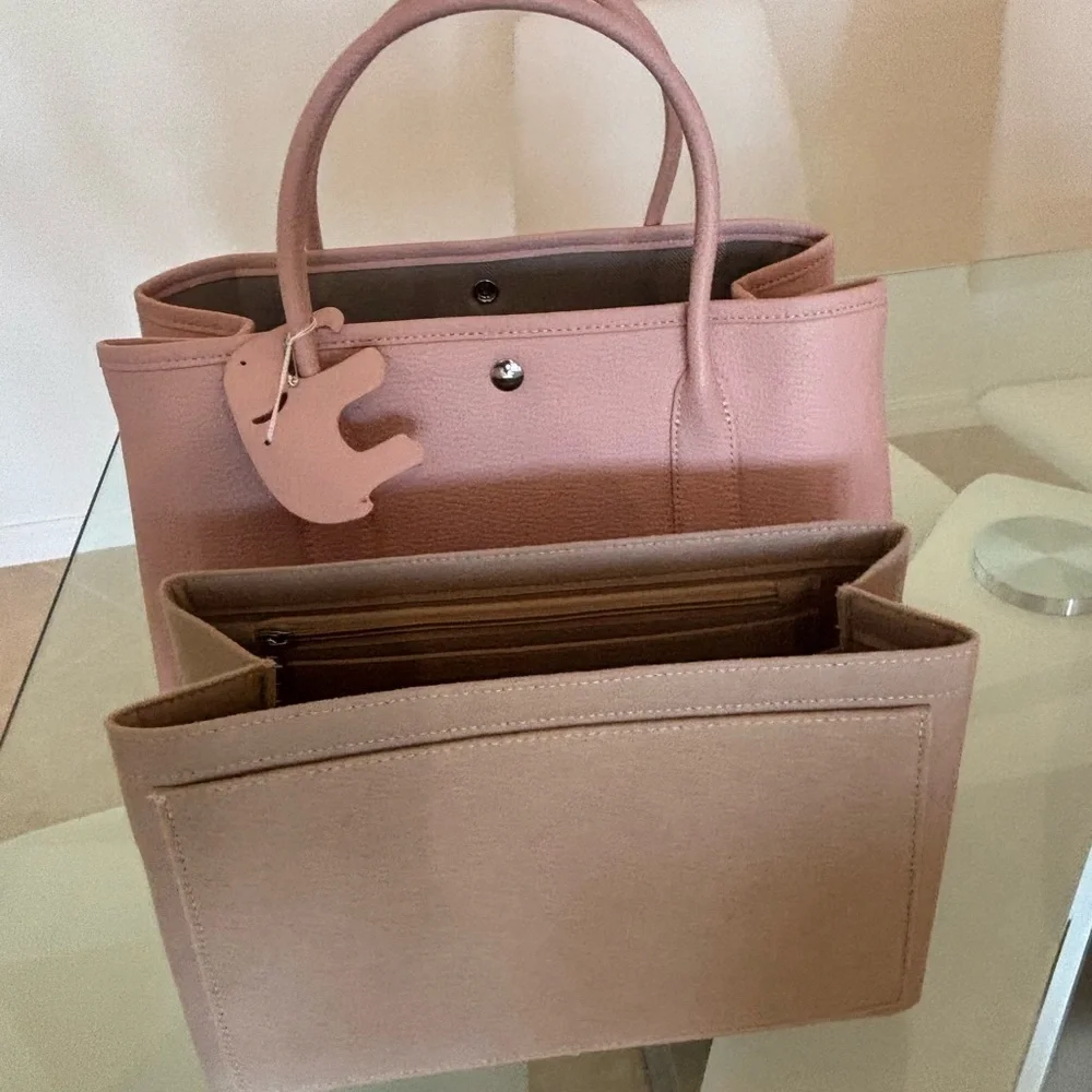Elegant Pink Tote Bag Vegan